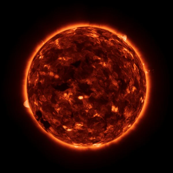 The same star in the EUV 304 Å view mode