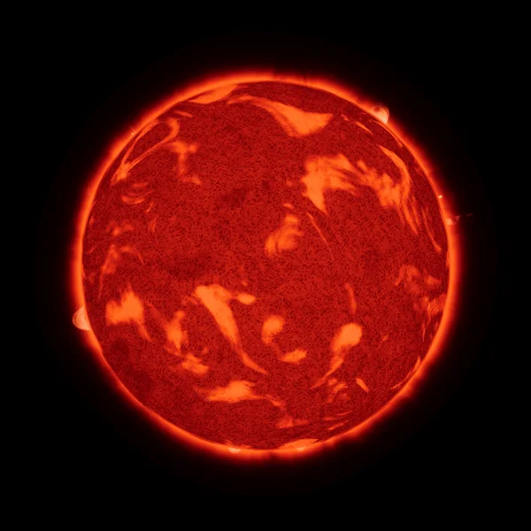 The same star in the H-alpha view mode