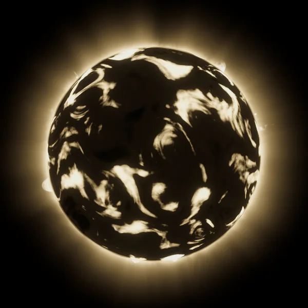 The same star in the X-ray view mode